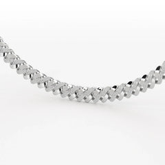 6 CT Round Cut Men's Cuban Chain