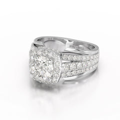 2.80 CT Layered Lab Diamond Ring