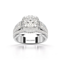 2.80 CT Layered Lab Diamond Ring