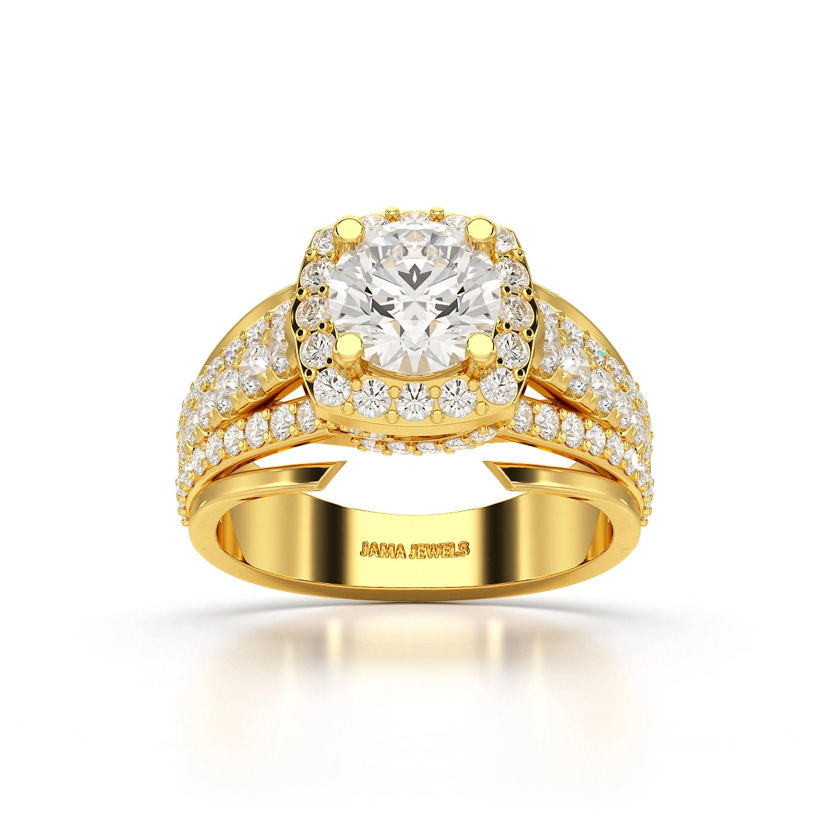 2.80 CT Layered Lab Diamond Ring