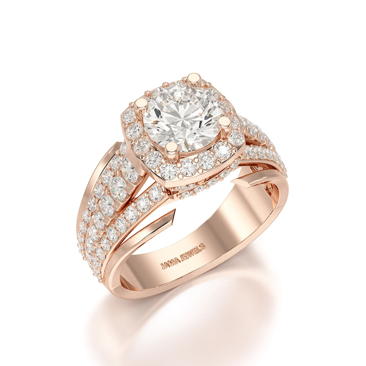 2.80 CT Layered Lab Diamond Ring