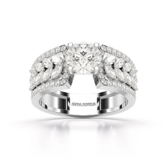 1.8 Classic Round Cut Lab Diamond Ring