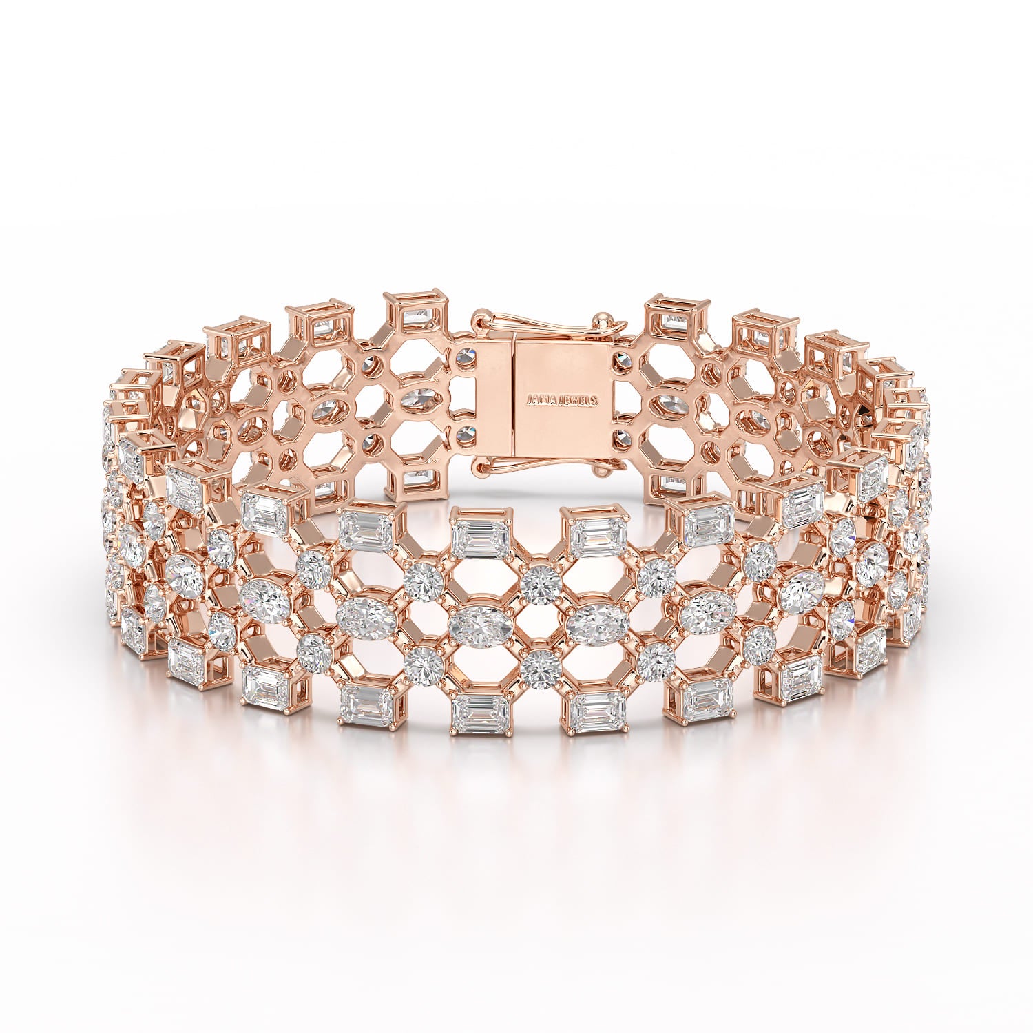 18.3 CT Multi Shape Lab Diamond Bracelet