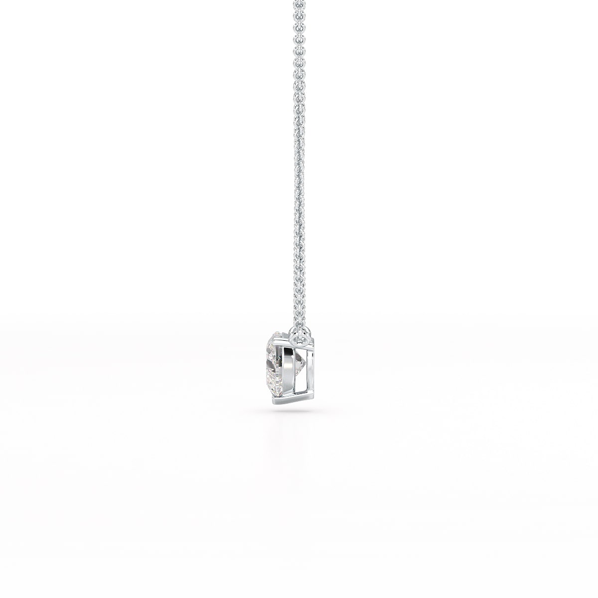1 Ct Lab Grown Diamond Heart Pendant