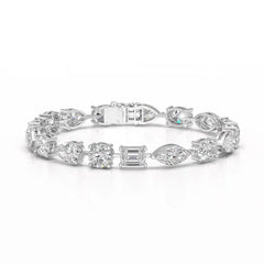 17.66 CT Multiple Shape Lab Diamond Bracelet