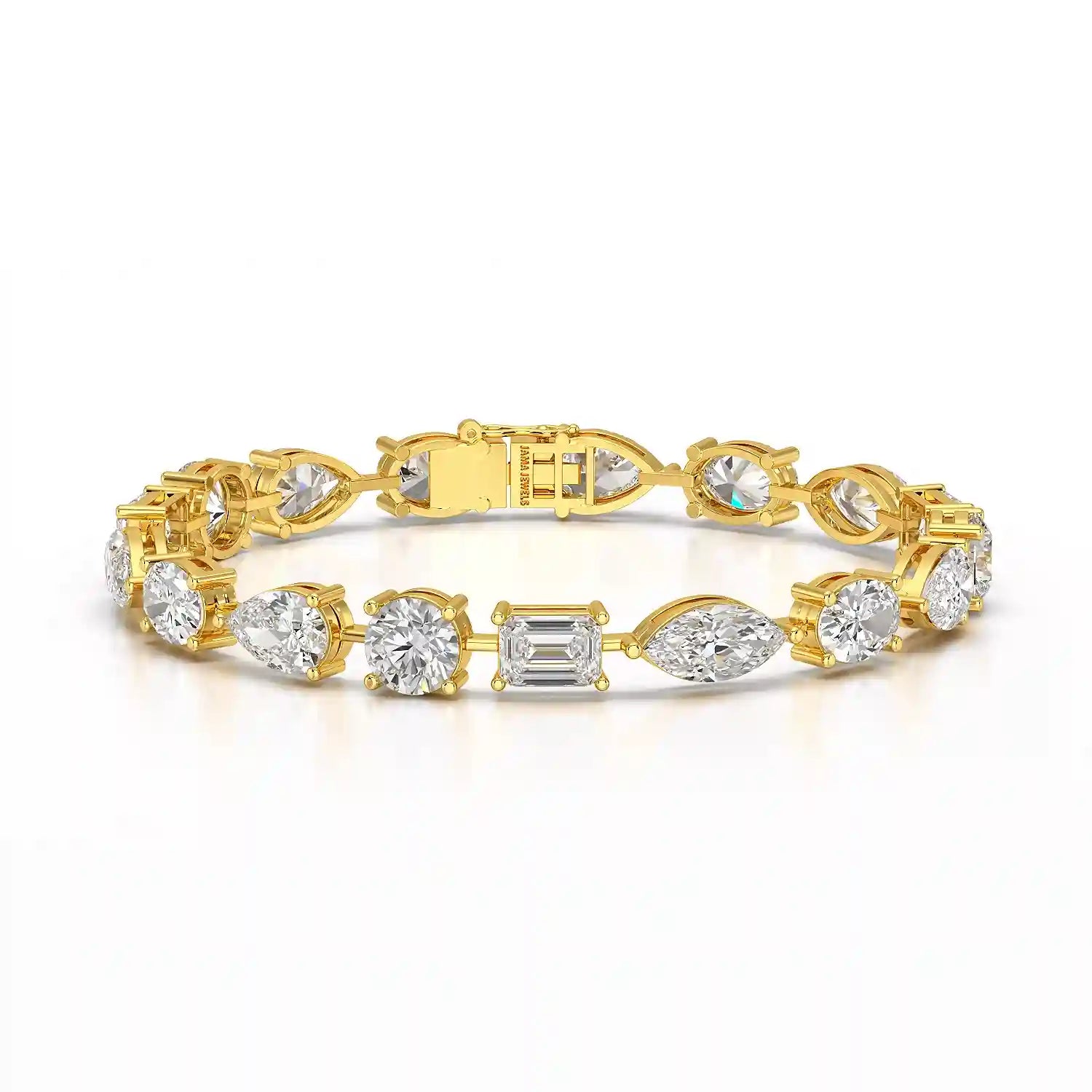17.66 CT Multiple Shape Lab Diamond Bracelet