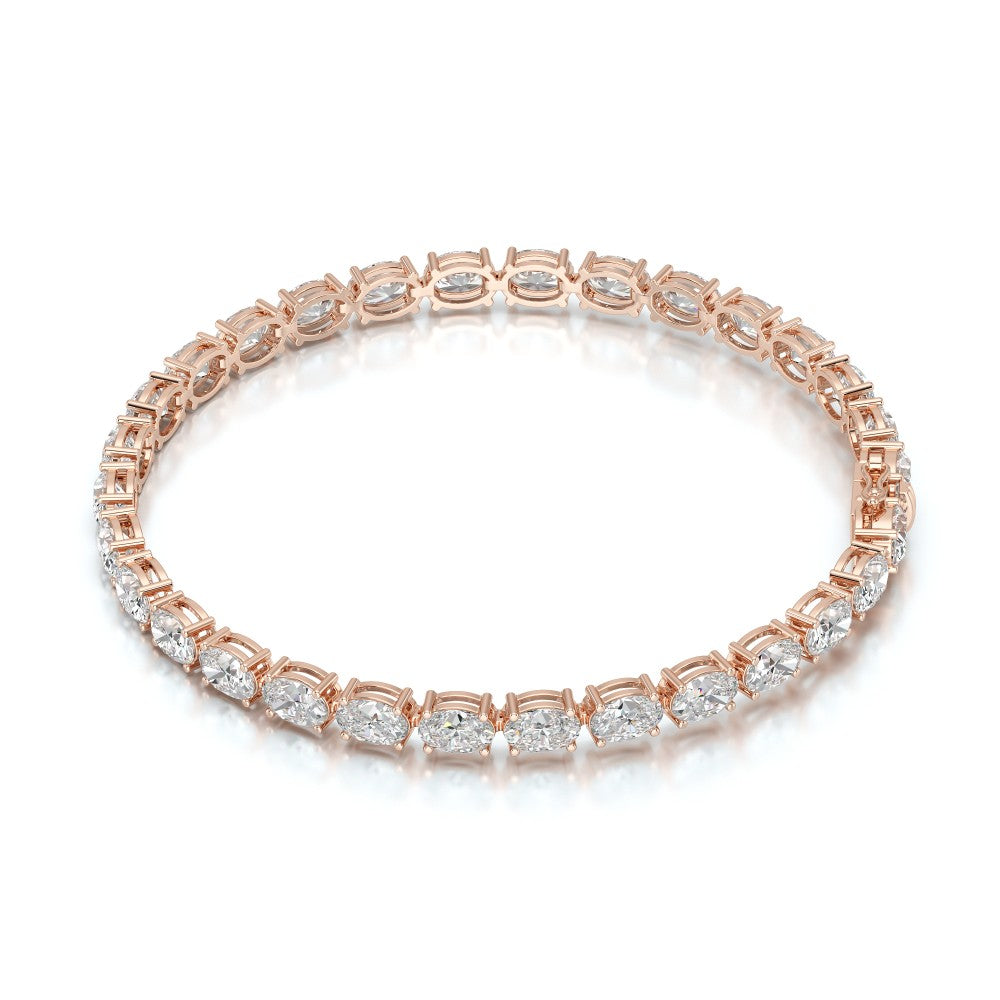 Oval Cut Diamond Tennis Bracelet Jama Jewels
