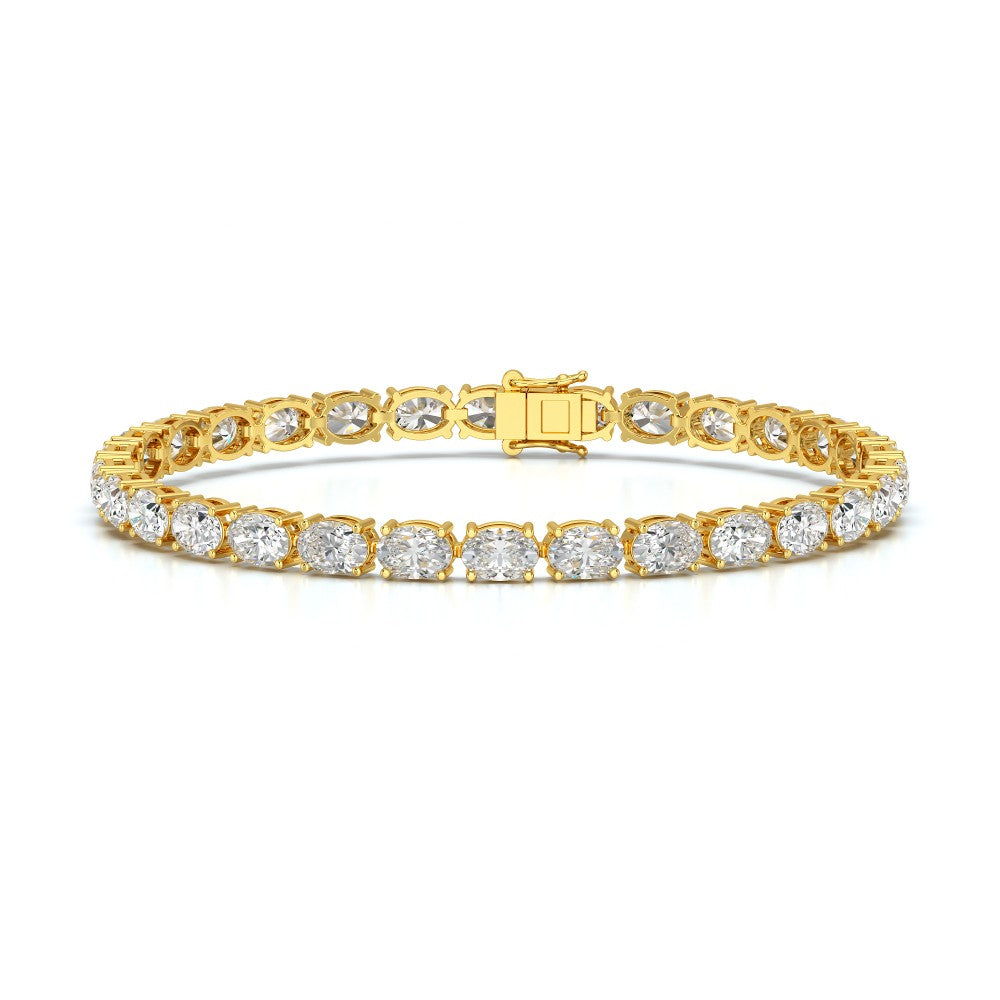 Oval Cut Diamond Tennis Bracelet Jama Jewels