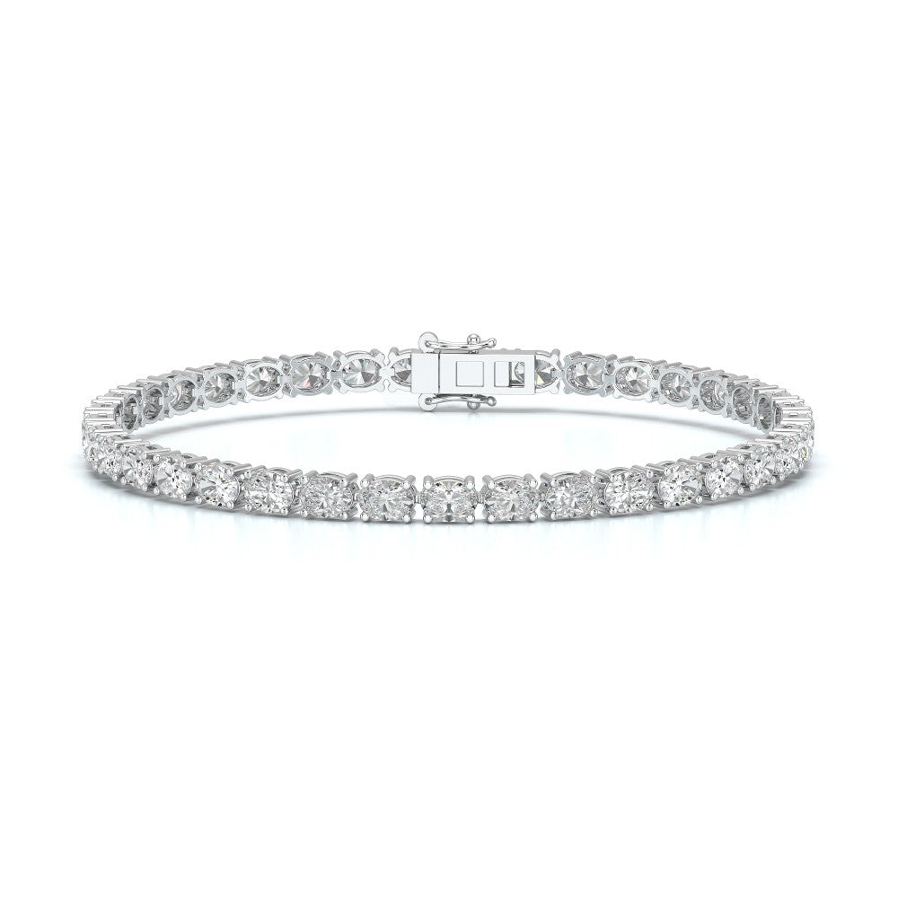 7.40 CT Oval Cut Diamond Tennis Bracelet Jama Jewels