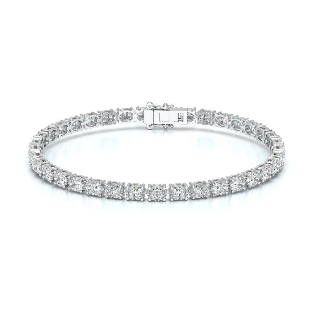 7.40 CT Oval Cut Diamond Tennis Bracelet Jama Jewels