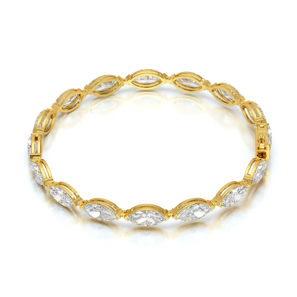 Marquise Cut Diamond Tennis Bracelet Jama Jewels