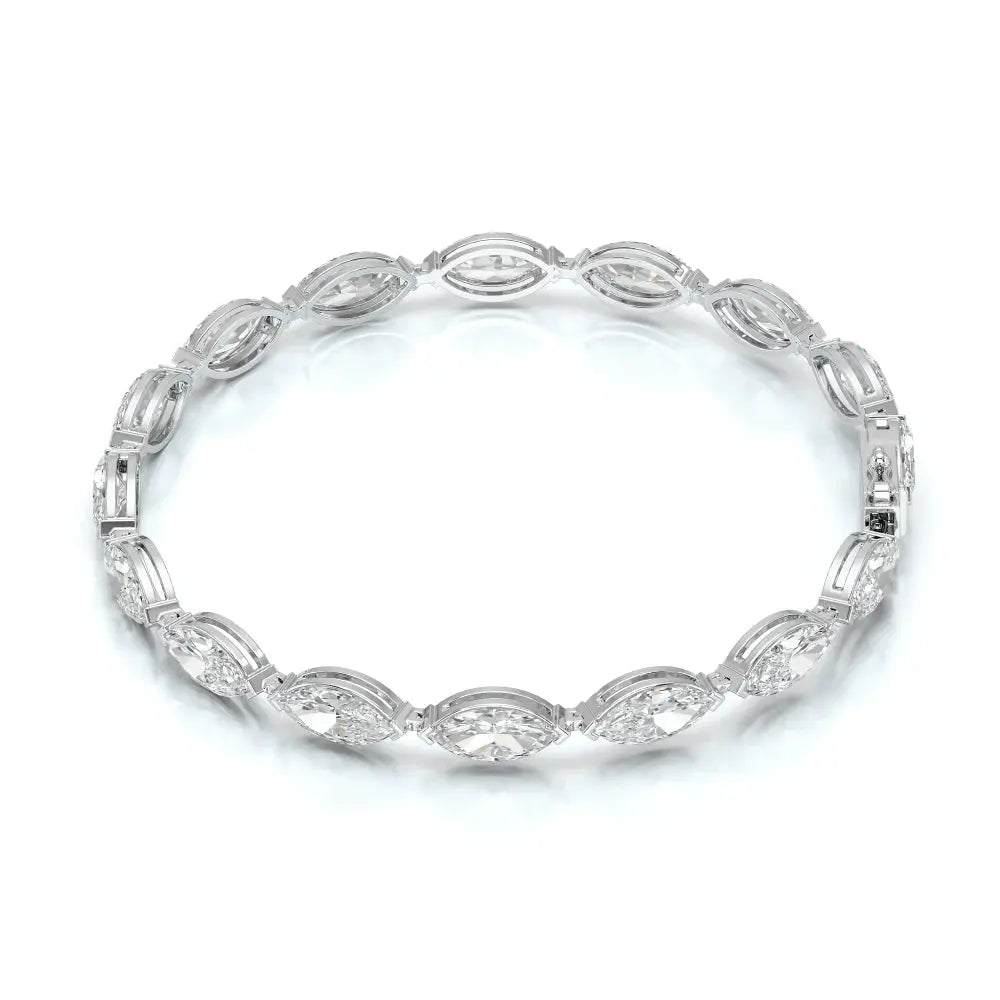 12 CT Marquise Cut Diamond Tennis Bracelet Jama Jewels