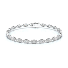 7.35 CT Marquise Cut Diamond Tennis Bracelet Jama Jewels