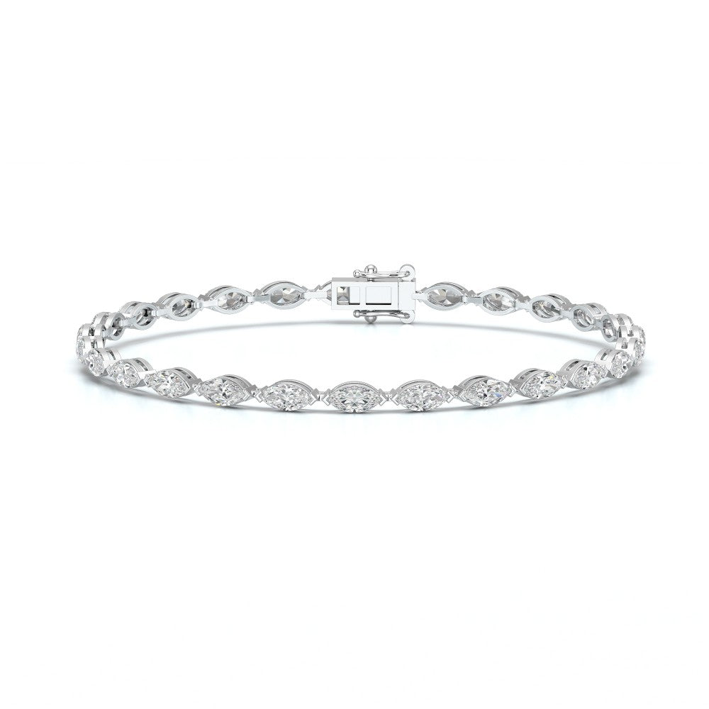 4.25 CT Marquise Cut Diamond Tennis Bracelet Jama Jewels