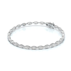 4.25 CT Marquise Cut Diamond Tennis Bracelet Jama Jewels