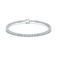 5.10 CT Emerald Cut Diamond Tennis Bracelet Jama Jewels