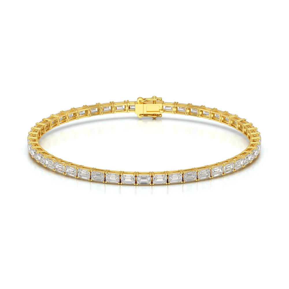 6.75 CT Emerald Cut Diamond Tennis Bracelet Jama Jewels