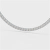 15.86 CT Round Brilliant Riviere Lab Diamond Necklace