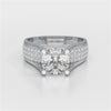 2.6 CT Round Cut Lab Diamond Ring