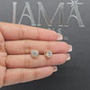 2.15 CT Round Cut Diamond Bezel Stud Earring (Ready for Delivery)