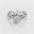1.16 CT Flower Cut Round Lab Diamond Ring