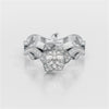 1.16 CT Flower Cut Round Lab Diamond Ring