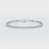 3.90 CT Pear Cut Diamond Tennis Bracelet