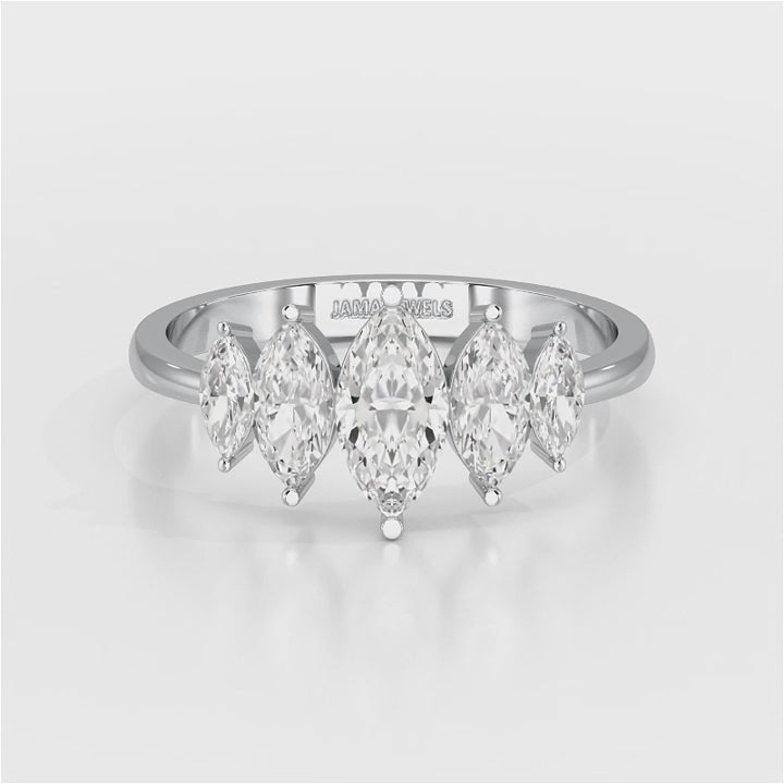 0.98 CT Marquise Lab Diamond Ring