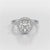 Halo Lab Grown Diamond 2.60 Carat Wedding Ring