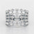 2.16 CT Multi Shape Layered Lab Diamond Ring