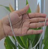 6.65 CT Round Cut Lab Diamond Tennis Necklace (Ready for Delivery)