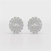 4.85 CT Lab Diamond Multi Shape Stud Earrings