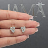 2.40 CT Three Stone Diamond Stud Earring (Ready for Delivery)