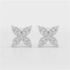3.2 CT Marquise Cut Lab Diamond Earring and Pendant Set