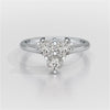 3 Stone Triangle Cut 1.03 CT Lab Diamond Ring