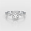 3.61 CT Lab Diamond Radiant Cut Ring