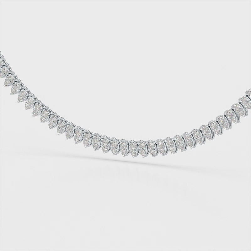 Classic Lab Diamond 4.62 Carat Tennis Necklace