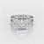 1.72 CT Round Cut Halo Lab Diamond Ring