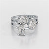 3 CT Oval Cut Lab Diamond Ring