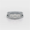 1.78 White Gold Twisted Lab Diamond Ring