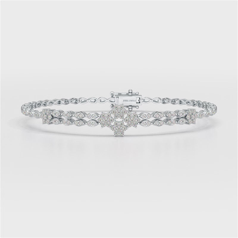 1.12 CT Classic Lab Diamond Designer Bracelet