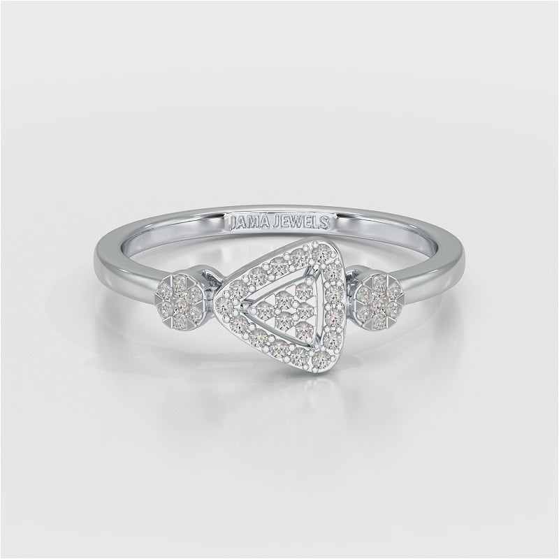 0.19 CT Simple Lab Grown Diamond Ring