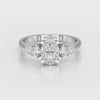 2.1 CT Oval Cut Three Stone Lab Diamond Ring