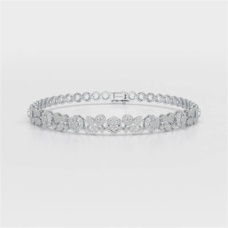 1.73 CT Lab Diamond Classic Women's Bracelet
