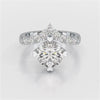 3.02 CT Round Cut Classic Lab Diamond Ring
