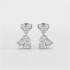 2.34 CT Lab Diamond Heart Cut Earrings
