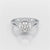 1.71 CT Round Cut Halo Lab Diamond Ring