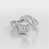 Lab Diamond Twist Design 1.5 CT Engagement Ring