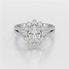 1.94 CT Oval Cut Halo Lab Diamond Ring