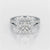 1.74 Round Cut Halo Lab Diamond Ring